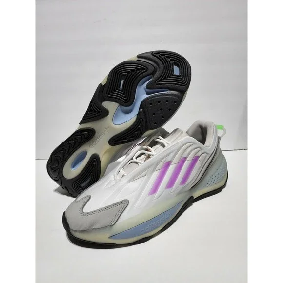 adidas | Shoes | Adidas Ozrah Offer Ozweego White Sonic Fuchsia Adiprene  Running Shoes Size 2 | Poshmark